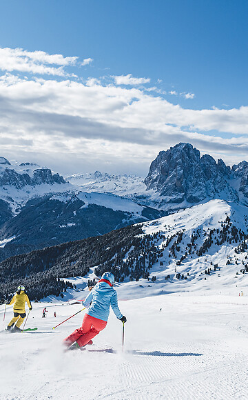 Ski in the heart of the UNESCO Dolomites