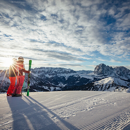 Ski in the heart of the UNESCO Dolomites